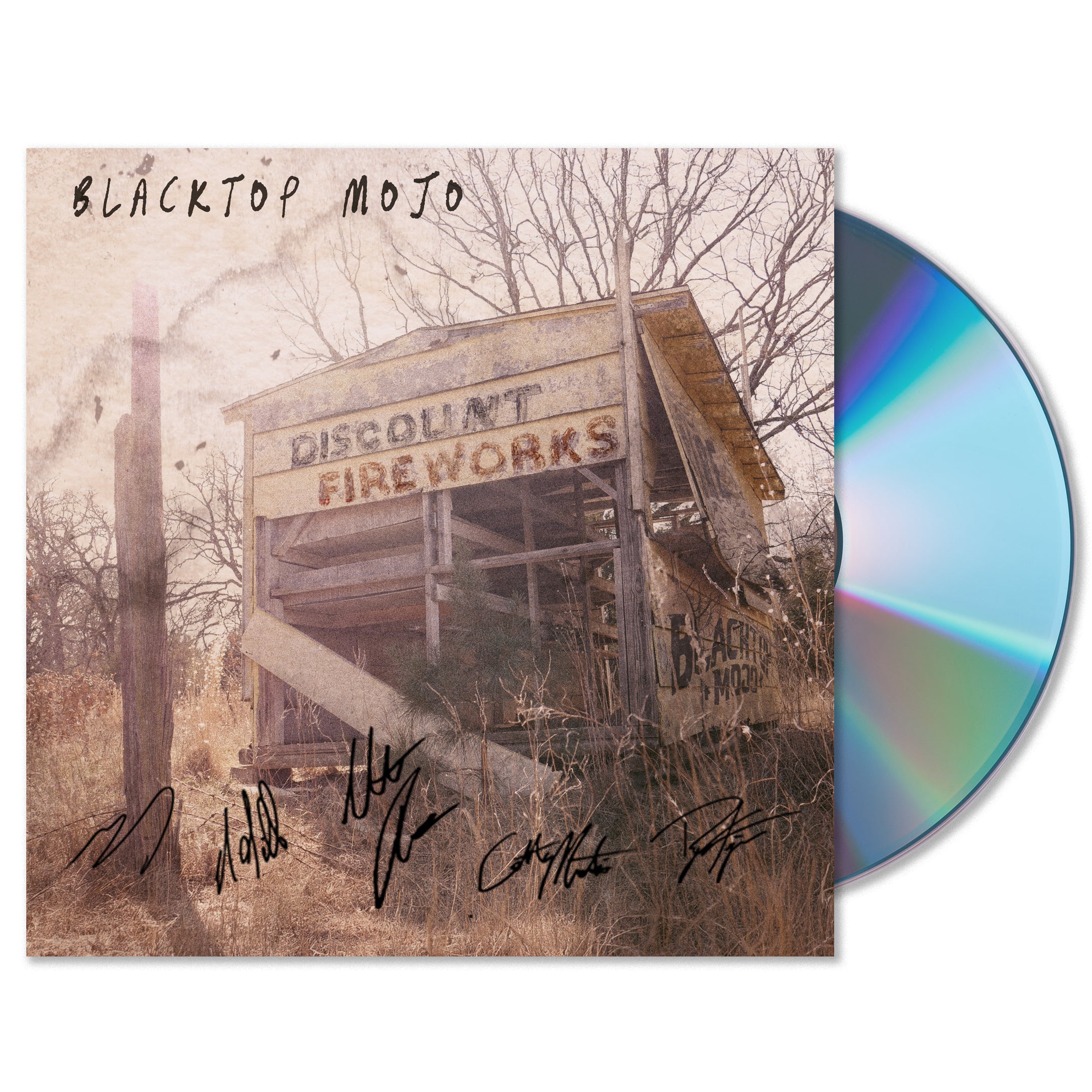 Signed Discount Fireworks CD – Blacktop Mojo